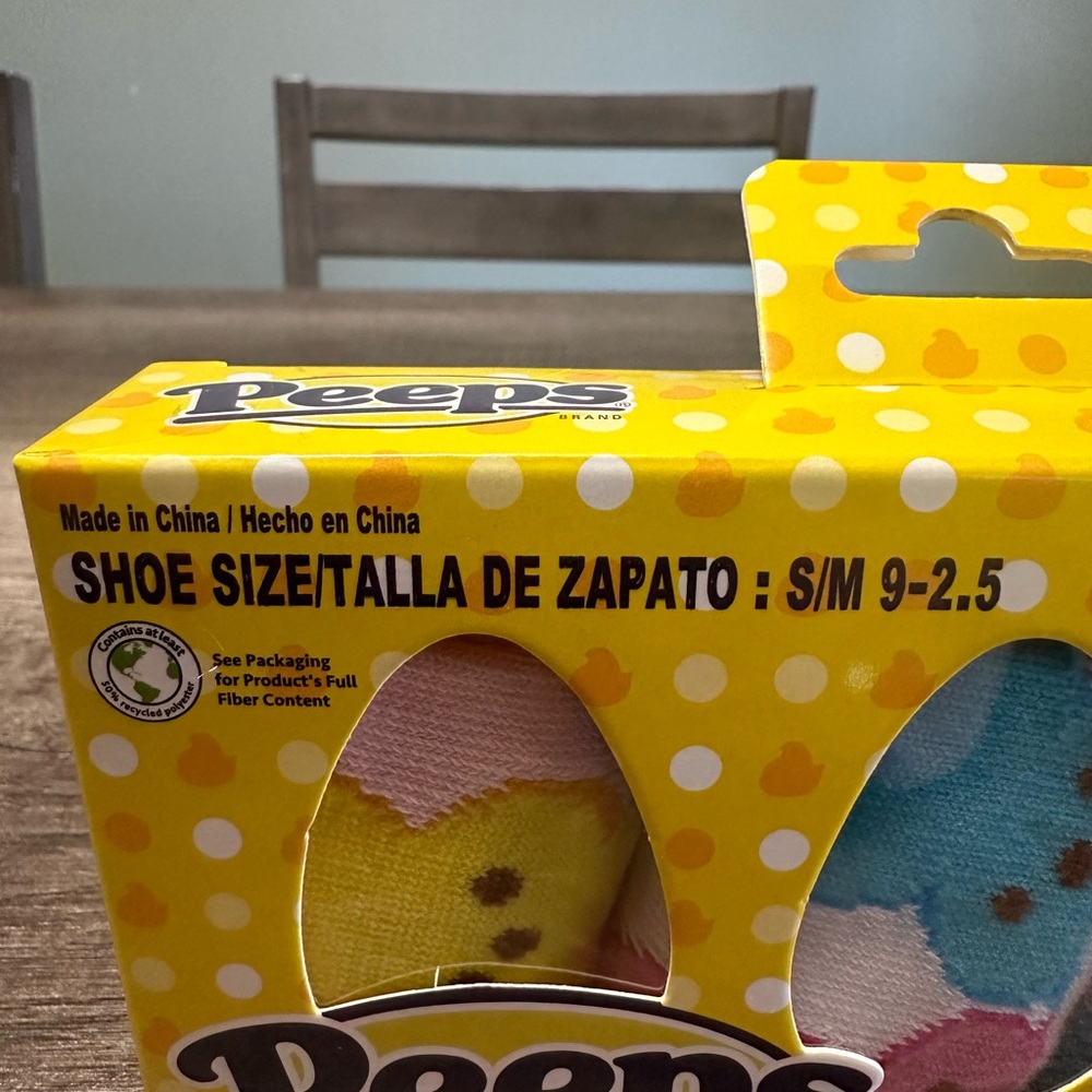 Peeps Girls Easter No Show Socks 3 pairs
Size S/M 9-2.5 - Picture 3 of 5